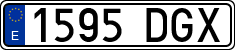 License plates of Spain, Ordinary (2000)