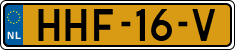License plate of the Netherlands, Cars