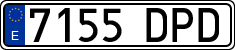 License plates of Spain, Ordinary (2000)