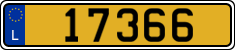 License plate of Luxembourg, Vanity Plates
