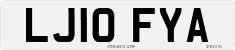 License plate of the United Kingdom, 2001 year system