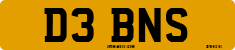 License plate of the United Kingdom, 1983 year system
