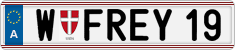License plate of Austria, Vanity Plates