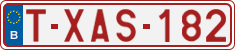 License plate of Belgium, Regular plates (2010)