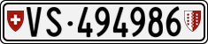 License plate of Switzerland, Cars