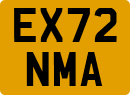 License plate of the United Kingdom, 2001 year system