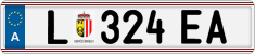 License plate of Austria, Regular plates