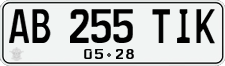 License plate of Indonesia, Regular plates
