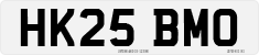 License plate of the United Kingdom, 2001 year system