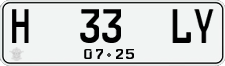 License plate of Indonesia, Regular plates