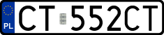 License plates of Poland, Regular car plates