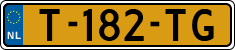 License plate of the Netherlands, Cars