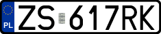 License plates of Poland, Regular car plates