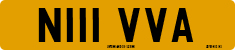 License plate of the United Kingdom, 1983 year system
