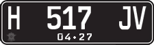 License plate of Indonesia, Regular plates