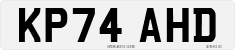 License plate of the United Kingdom, 2001 year system