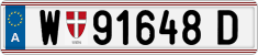 License plate of Austria, Regular plates