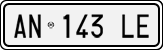 License plate of Italy, Cars (1994 year series)