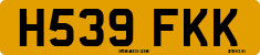 License plate of the United Kingdom, 1983 year system