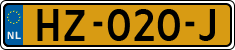License plate of the Netherlands, Cars