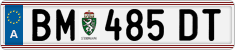 License plate of Austria, Regular plates