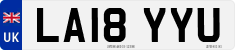 License plate of the United Kingdom, 2001 year system