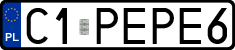 License plates of Poland, Vanity Plates