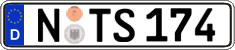 German license plate, Regular plates