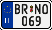 license plates of Hungary, Regular plates (2022)
