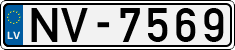 License plate of Latvia, Regular car plates