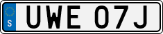License plate of Sweden, Regular plates