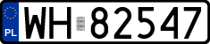 License plates of Poland, Regular car plates