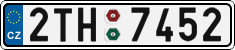 License plate of the Czech Republic, Cars (2001)