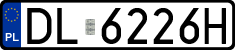 License plates of Poland, Regular car plates