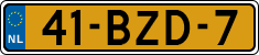 License plate of the Netherlands, Heavy Commercial Vehicles (1994 system)