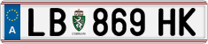 License plate of Austria, Regular plates
