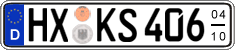 German license plate, Seasonal plates