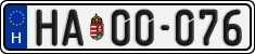 license plates of Hungary, Specialty plates (2022)