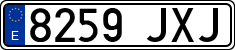 License plates of Spain, Ordinary (2000)
