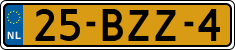 License plate of the Netherlands, Heavy Commercial Vehicles (1994 system)