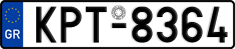 License plate of Greece, Cars