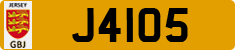 License plate of Jersey, Regular plates (J123456)