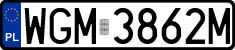 License plates of Poland, Regular car plates
