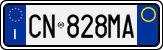 License plate of Italy, Cars (1994 year series)