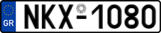 License plate of Greece, Cars