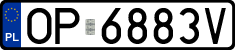 License plates of Poland, Regular car plates