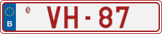 License plate of Belgium, Vanity Plates (2014)