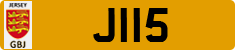 License plate of Jersey, Regular plates (J123456)