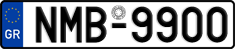 License plate of Greece, Cars