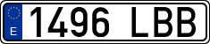 License plates of Spain, Ordinary (2000)